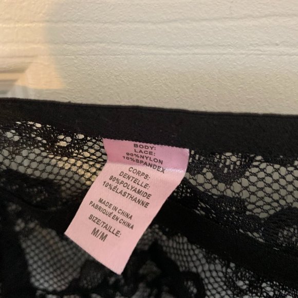 White Saki Lace Bralette size Medium - Picture 4 of 7